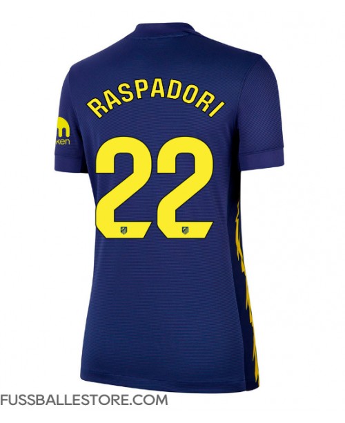 Günstige Atletico Madrid Giacomo Raspadori #22 Auswärtstrikot Damen 2025-26 Kurzarm Günstige Atletico Madrid Giacomo Raspadori #22 Auswärtstrikot Damen 2025-26 Kurzarm